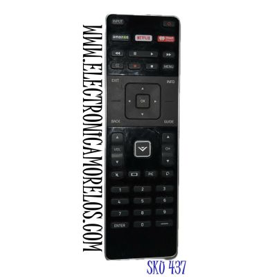 CONTROL REMOTO ORIGINAL PARA TV VIZIO / NUMERO DE PARTE XRT500 / XRT500 V.1 / 600158E00-886-G / 00111203121 / MODELO M322I-B1 / M422I-B1 / M492I-B2 / M502I-B1 / M552I-B2 / M602I-B3 / M652I-B2 / M702I-B3 / MANDO A DISTANCIA DE DOBLE CARA CON LUZ DE FONDO
